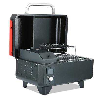 China Intelligente temperatuurregeling Elektrisch Houtvuur BBQ Roker Grill voor barbecue in het buitenleven Te koop