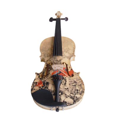 China Handmade Plywood Body Cheap Price Kinglos Professional Famous Brand For Kids Beginner Color Violin for sale