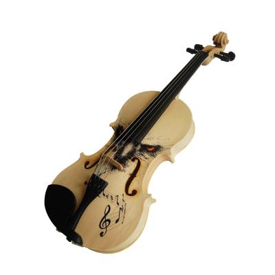 China Plywood Body Chinese Famous Brand Handmade Musical Instruments For Beginner Sale Colorful Violin for sale