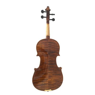 China Kinglos High Quality Impeccable 4/4 Full Tone Acoustic Violin From Germany Classical Italian Fiber Case for sale