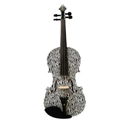 China High Performance Low Cost Spruce Strings 4/4 Full Size With Rosin Case Pick Up Acoustic Colored Violin for sale