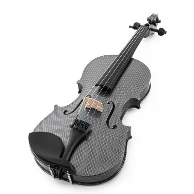 China Spruce Professional Make Tool 3/4 Hard Case Carbon Fiber 5 Strings Handmade Suzuki Fiddle for sale