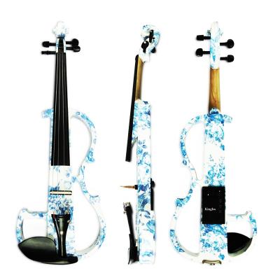 China Maple 3/4 blanco arm arc corector carbon case musical instrument accesorios para electric violin for sale