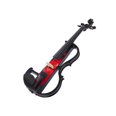 China Fir for 4/4 electric violin price high quality professional wholesale stradivari tpyed with rosin electric violins for sale