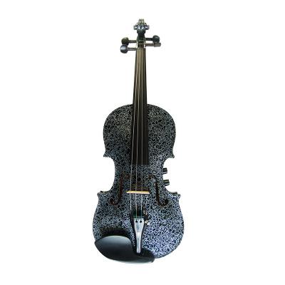 China Flawless High Quality Practice Master Handmade Professional Student Solidwood 44 Electric Violin for sale