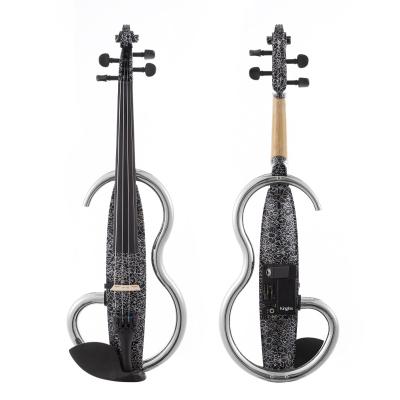 China wholesale price solid basswood made in china with good quality korean popular electronic violin for sale