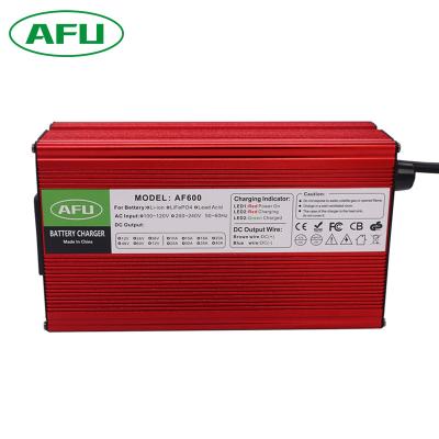 China Standard 88.2V 5A 6A Battery Charger For 21S 77.7V Lithium Battery Pack Charger With Fan Charging Smart Auto-Stop Aluminum Case for sale