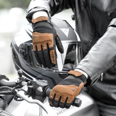 China MOTOWOLF Night Reflection Flexible Motorcycle Racing Gloves Anti-fall Breathable Black Racing Gloves With Touch Screen for sale