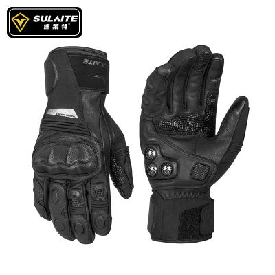 China SULAITE Fingertips SULAITE Touch Screen Fingertips Motorcycle Warm Waterproof Racing Motorcycle Bikers Riding Gloves for sale