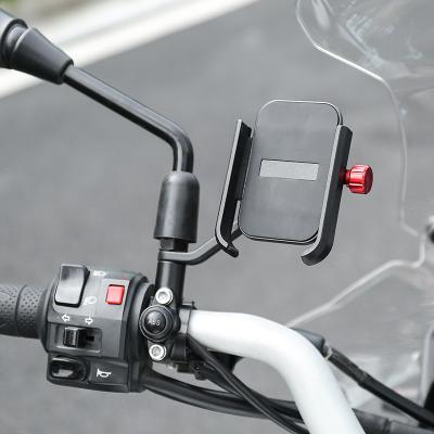 China Best Selling Adjustable Adjustable Metal Bike Cp Bracket Bracket Mobile Phone Holder For Motorcycle Bike Scooter for sale