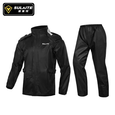 China 100% Custom Waterproof Rain Jacket Women SULAITE Motocross Lightweight Rain Coated Men Rainsuit Reflective for sale