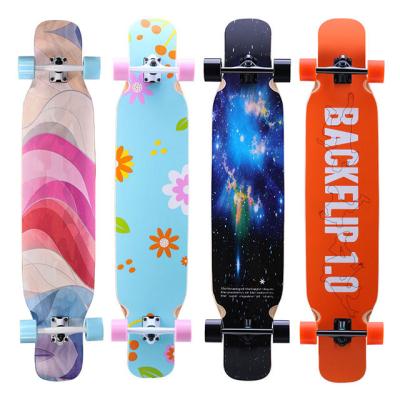 China Outdoor Activities 4 Wheel Stickers Brush Street Rustproof Custom Professional For Adult Male And Female Board Dance Skateboard for sale