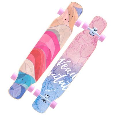 China Professional outdoor activity male and female full board skateboard skateboard white adult dance platform for sale