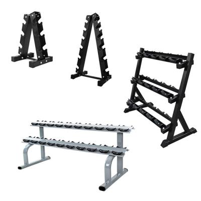 China Comfortable manufacture and wholesale dumbbell frame, exercise gym equipment, thickened multi-layer iron dumbbell frame for sale