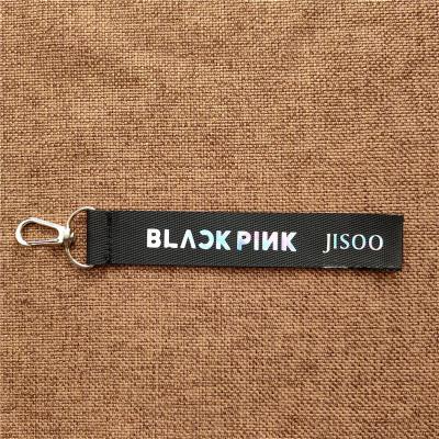 China Fan Collection Wholesale KPOP Idol Merchandise Colorful Bpink Laser Name Bar Phone Lanyard for sale