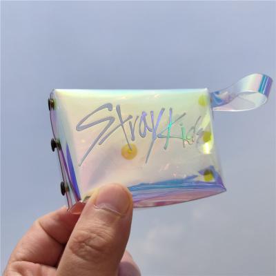 China Waterproof Hot Wholesale KPOP Idol Sell Laser Stray Kids Invent Purse Wallet Bag for sale