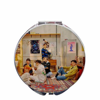 China Wholesale Custom Kpop EXO UNIVERSE Pocket Makeup PARALLEL Mirror for sale