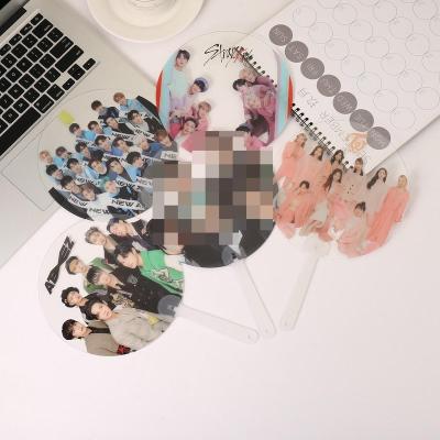 China Kpop Wholesale Kpop Idol Stray Kids Nct ATEEZ Twice Hand Fan for sale