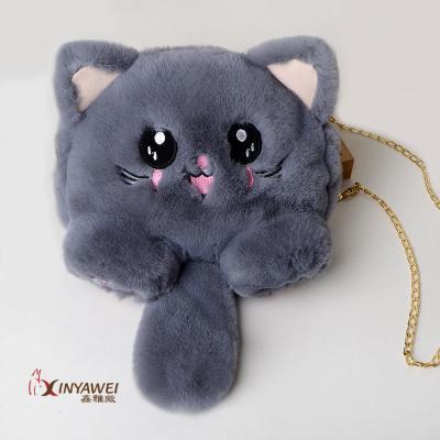 China Fashion\Crossover Cute Custom Soft Plush Comfortable\Winter Durable Cross - Body Chain Shoulder Furry Handbags for sale