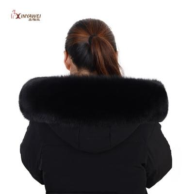 China Selling Wide Varieties Color Bomber Real Fur Collar Cashmere Collar Comfortable Warm Faux Fur Faux Fur Collar for sale