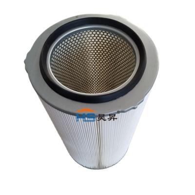 China Durable And Good Quality Coating Cyclone Recovery Cabinet Three Side Ears Of Plum Blossom Dust Filter Cartridge Dust Weld Filter PTFE/PET for sale