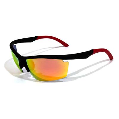 China Fashion TR90 Sports Sunglasses Ultralight Sight TR90 Sun Lenses Polarized Outdoor Fishing Driving Night Vision Glasses Cycling Sports Sunglasses For Men for sale