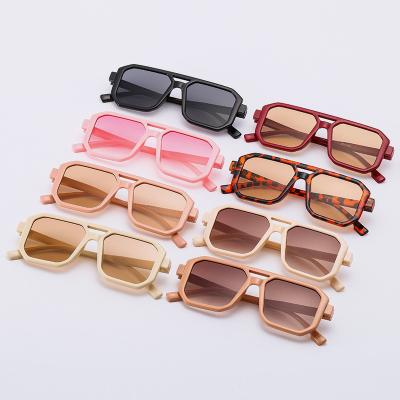 China Square Sunglasses 6153 Oversized Square Sunglasses Baby Toddler Flat Surface Square Sun Glasses Kids Boys Girls UV400 Protection for sale