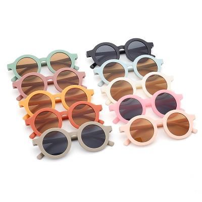 China Fashion Sunglasses 2023 Fashion Retro Vintage 90s Shade Design Baby Boy Girls Round Sun Glasses Kids Unisex Children Round Sun Glasses for sale