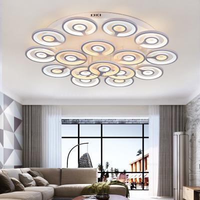 China Surface Mounted Contemporary Wholesale European Stylish Chandelier Ceiling Lights For Living Room for sale