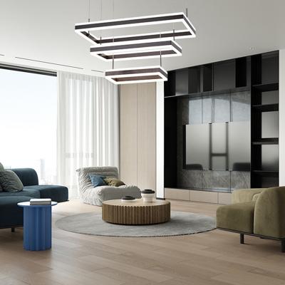 China Modern Minimalist Nordic Modern Modern Chandelier Classic Rectangle High Quality Pendant Light Chandelier for sale