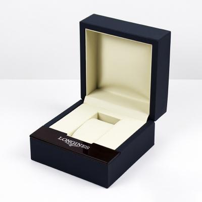 China Watch Packaging Box Custom Fashion Wooden Watch Boxes & Cases PU Leather Brand Watch Box Packaging for sale