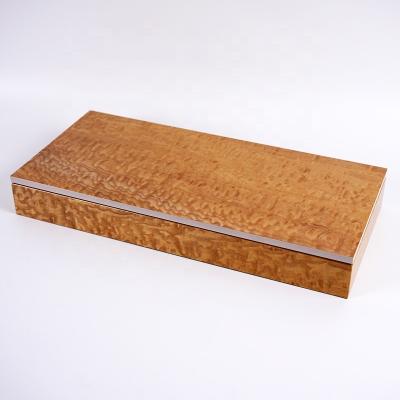 China Handmade Custom Wooden Chocolates Packaging Boxes Luxury Candy Gift Box Wedding Festival High Gloss Mdf wood Boxes for sale