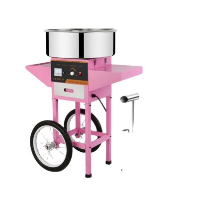 China Vegetable processing plant portability hot sale cotton candy machine or electric red candy floss maker for sale