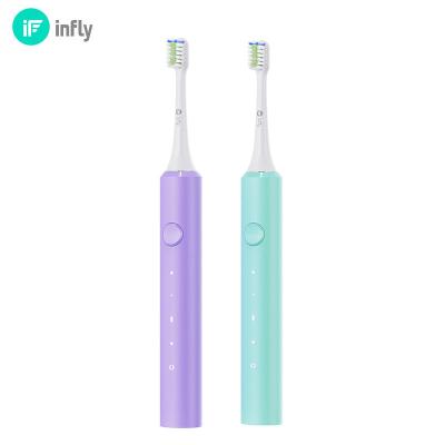 China Dupont Brush Infly T03S 2022 Adult Waterproof Sonic Electric Toothbrush Bristle Ultra Soft Filling Type C C for sale