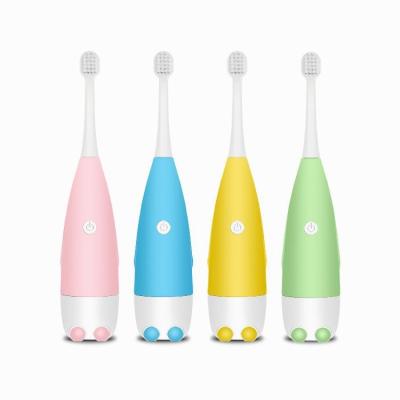 China New 2022 Wholesale Professional Waterproof AA Battery IPX5 Battery Operated Sonic Toothbrush Kids for sale