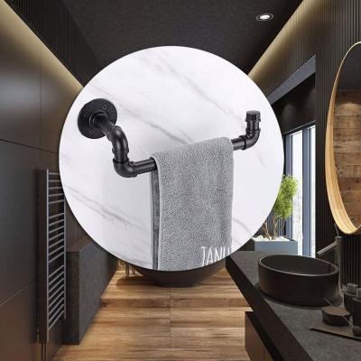 China Creative Metal Tube Wall Metal Hanger Water Pipe Hanging Clothes Rack for sale