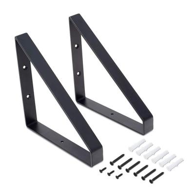 China Retro Metal Iron Pipe Shingle Support Frame Bracket Water Pipe Clamp Piece Thickened Support Bracket for sale