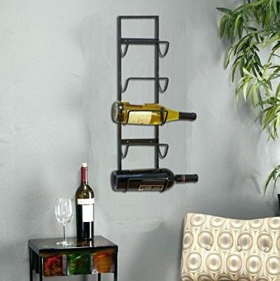 China (Others)2021 Adjustable High End Wall Mounted Wine Rack Wrought Iron Bar Wine Cabinet Racks On The Wall Restaurant Home Wall Mounted Wine Racks for sale