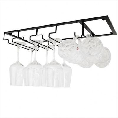 China 2021 New Design Modern Kitchen Rack Wall Mounted Touch Pot Rack With Hooks Can Be Raised And Lowered To Save Space for sale