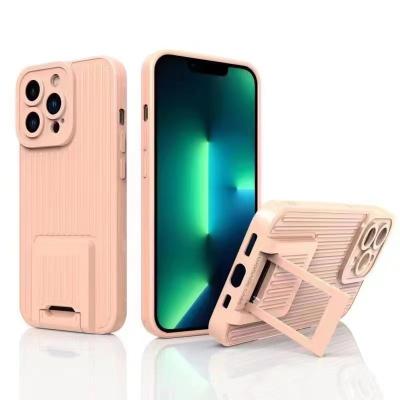 China Anti-fall Kickstand Case For Iphone Case Vertical Horizontal Stand For iphone 12 pro max phone 13 case for sale