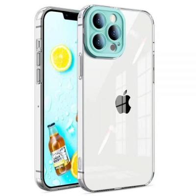 China Anti-fall Obastyle Clear Soft Tpu Phone Cover Case With Color Camera Protection For Iphone 13/13pro/12/11/x/xs/xr for sale