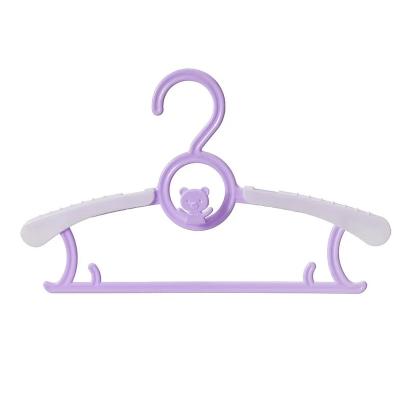 China Behind Doors/On Walls New Hanger List Kids Plastic Non Slip Hangers Baby Hangers For Clothes for sale