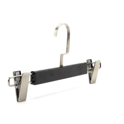 China Behind The Doors/On Walls Factory Wholesale Pants Hanger Multifunctional Clothes Pants Clips Hanger for sale