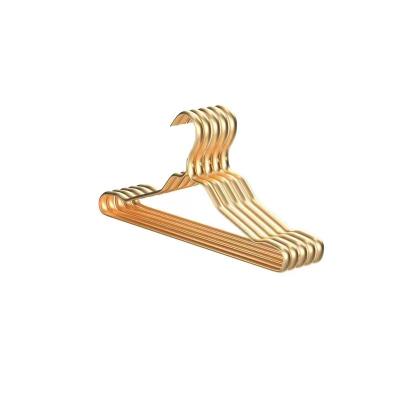 China Behind Doors/On the Walls Wholesale Custom Good Quality Non Slip Coat Hanger Metal Gold Coat Hangers Eco-Friendly for sale