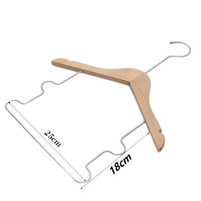 China Behind The Doors/On Walls Factory Kids Clothes Hanger Hooks Wholesale Custom Revolving Wooden Hangers for sale