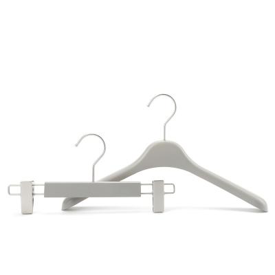 China Behind The Doors/On Walls Factory Direct Selling Slip Pants Hangers Gray PlasticHot Non Selling Environmental Protection Coat Hanger for sale