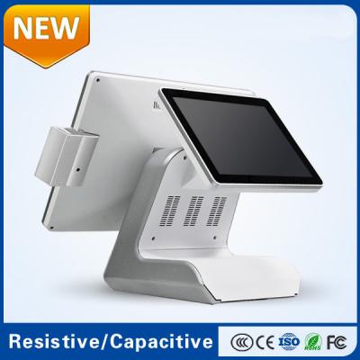 China 2 Touch POS System 15inch capacitive pos machine with multiple language POS software for sale