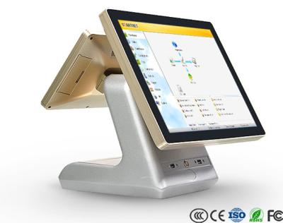 China Elanda Hotel Dual Panel 2 Touch POS System Dual Core 1.86GHz for sale