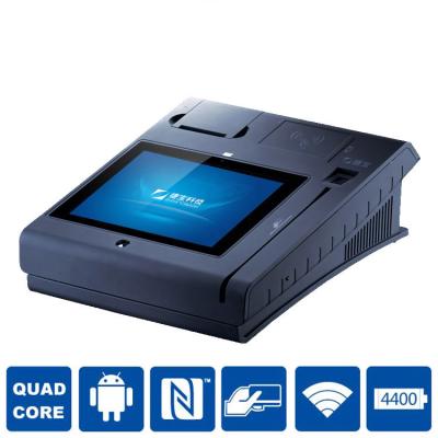 China All in one touch Android POS System with thermal printer barcode scanner NFC pos for sale