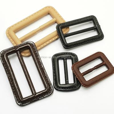 China Fashionable Artificial Leather Belt Buckle For Garment for sale